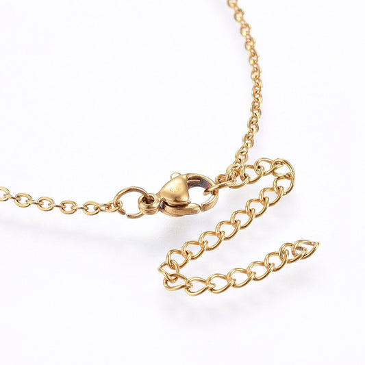 Ατσάλινο κολιέ με καρδιά με ζιργκόν