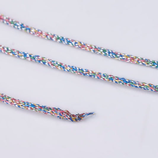 Μεταλλιζέ κορδόνι πολύχρωμο 1mm