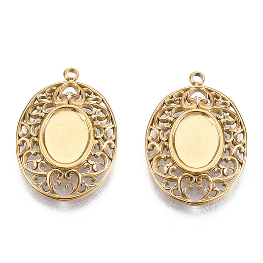 Ατσάλινη χρυσή βάση 8.5mm