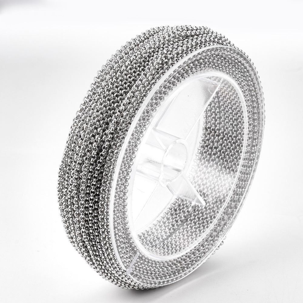 Ασημί ατσάλινη γιαννιώτικη 2mm -SS3