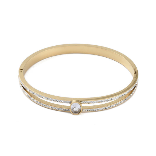 Ατσάλινη χειροπέδα με στρας