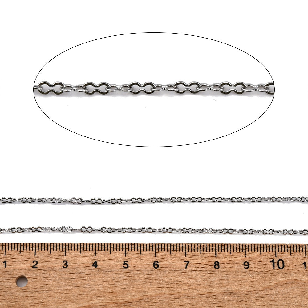 Αλυσίδα Ατσάλινη σχέδιο οχτώ 4mm
