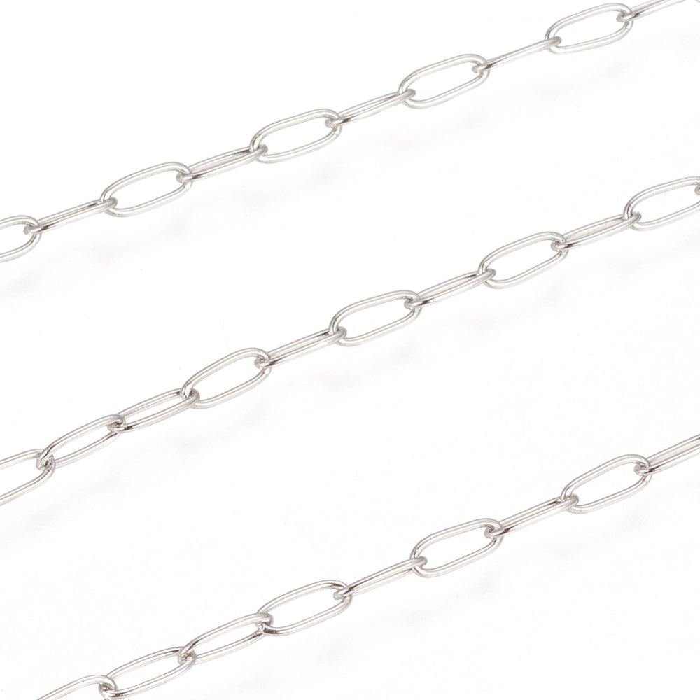 Αλυσίδα Ατσάλινη οβάλ 5x2.5mm