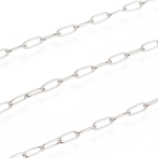 Αλυσίδα Ατσάλινη οβάλ 5x2.5mm