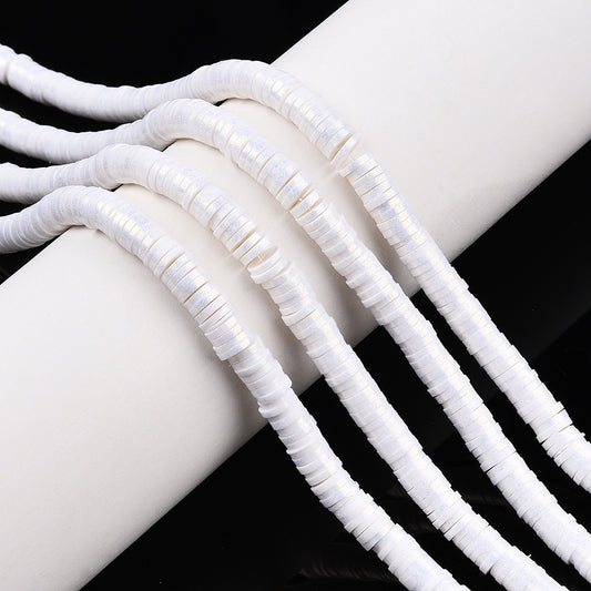 Φίμο ροδέλα 6mm λευκό περλέ-FIMO626