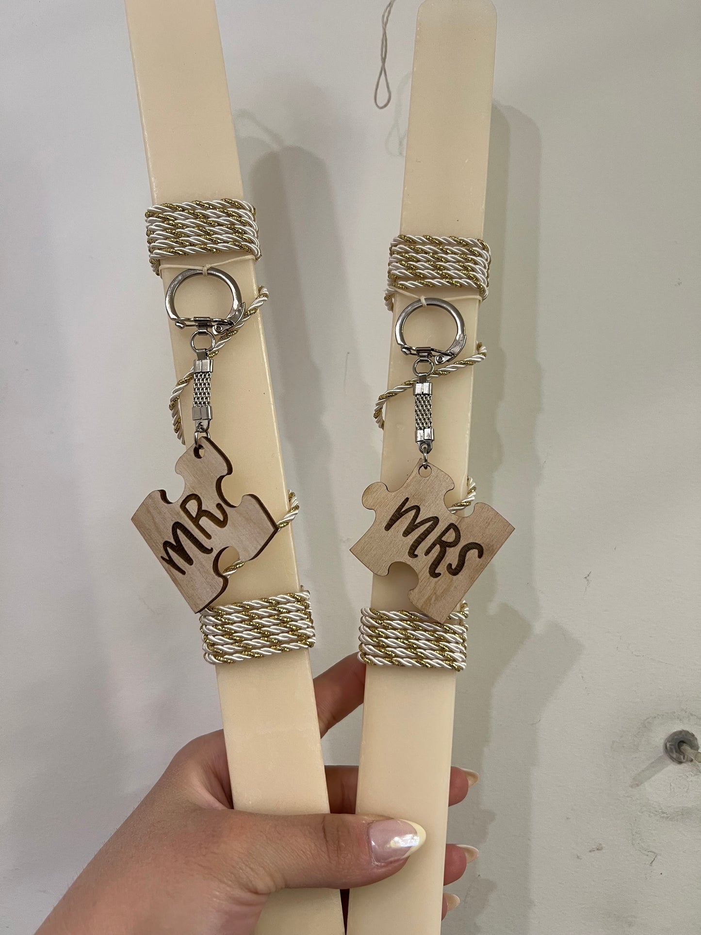 Σετ λαμπάδες mr and mrs