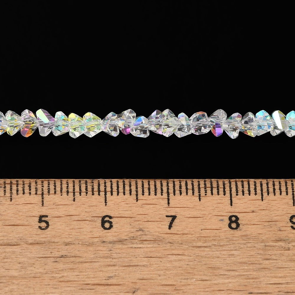 Κρυστάλλινα λευκά ιριζέ τσιπς 4.5mm