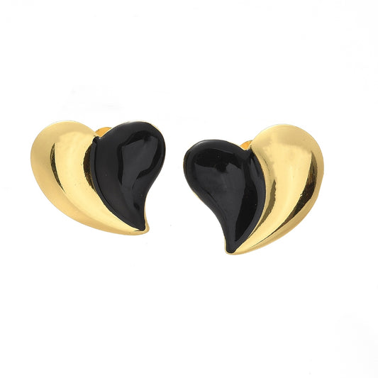 Σκουλαρίκια ατσάλινα καρδιές