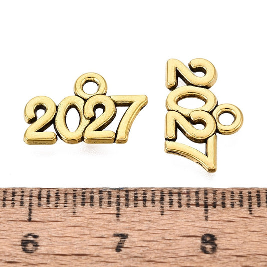 Hμερομηνία 2027 αντικέ χρυσό μικρή