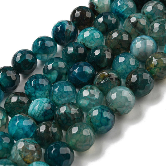 Αχάτης μπλε με νερά 12mm