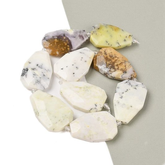 Λευκό οπαλ με φυσικά νερά 38mm