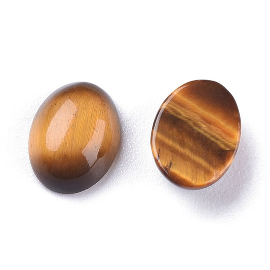 Μάτι της τίγρης καμπουσόν οβάλ 8x6x2mm
