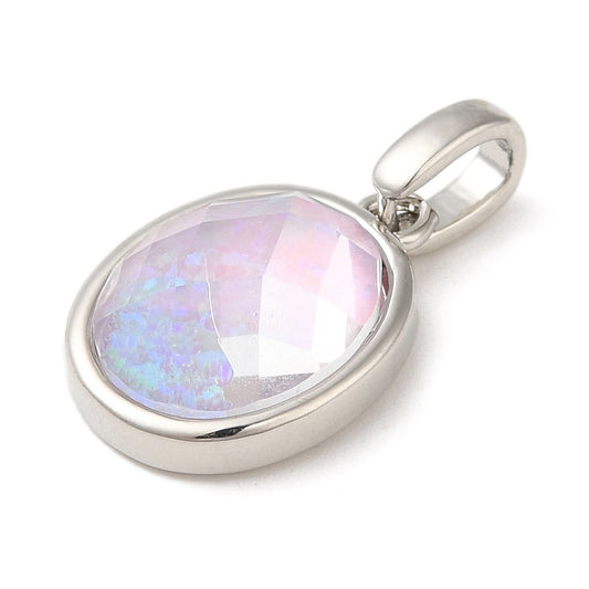 Κρεμαστό οβάλ με οπάλ