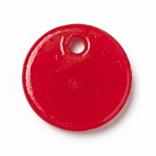 Γυάλινο κόκκινο μάτι 30mm