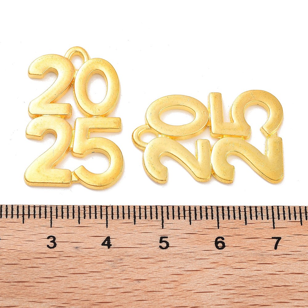 Ημερομηνία 2025 μεγάλο μοτίφ 28mm