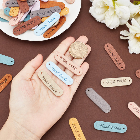 Δερμάτινα ταμπελάκια handmade