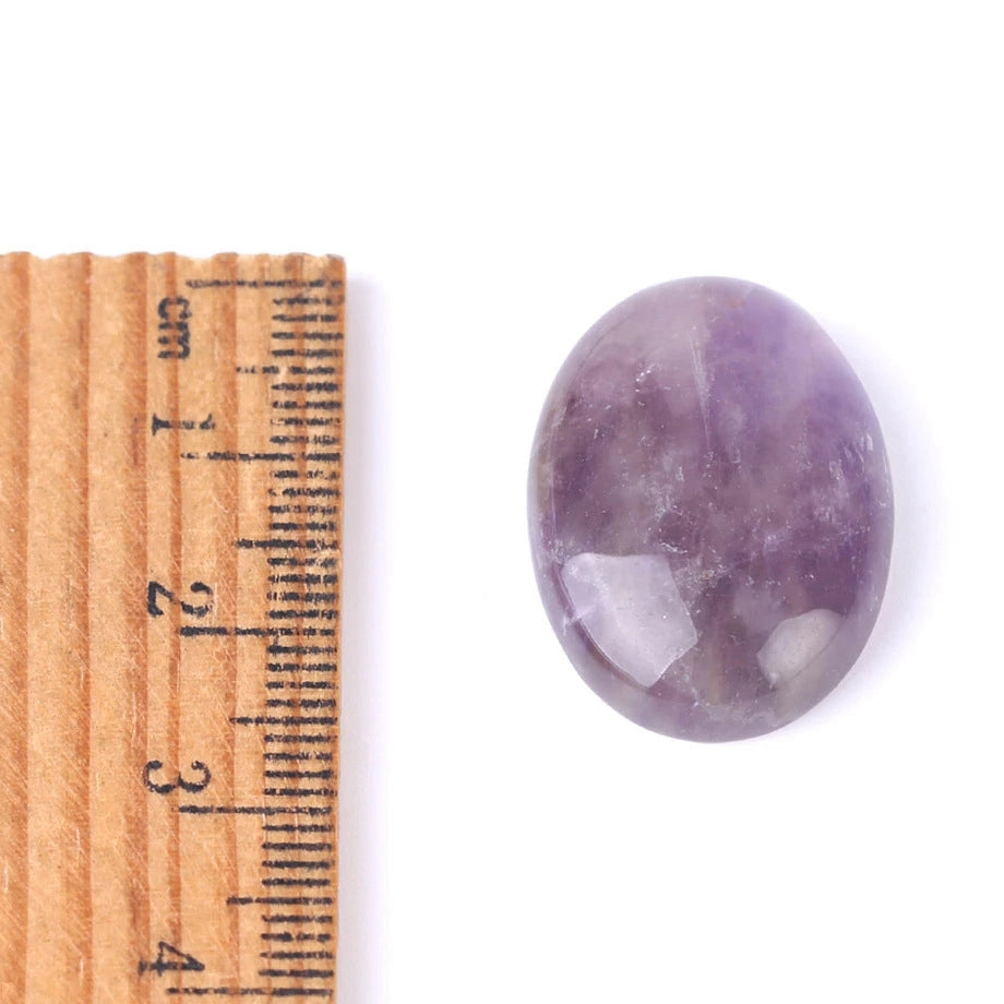 Αμέθυστος καμπουσόν 25mm