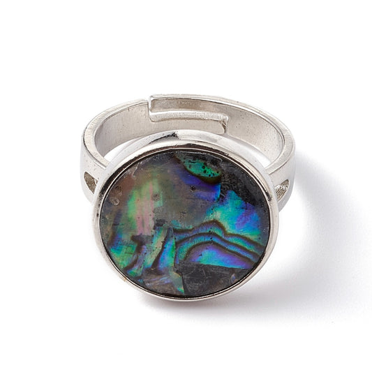 Δαχτυλίδι με φυσική πέτρα αμπαλόν