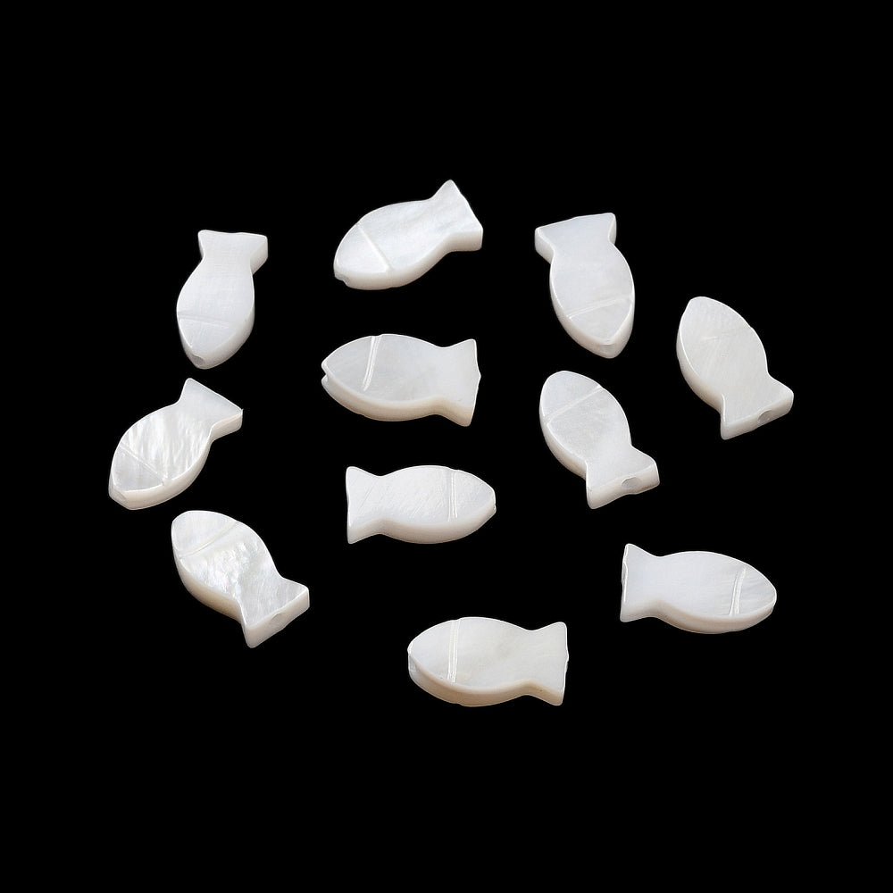 Φίλντισι χάντρα ψαράκι 10mm