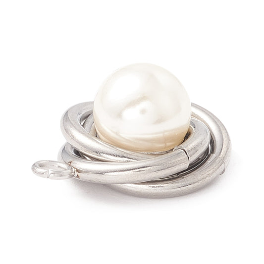 Ατσάλινο Στοιχείο με πέρλα 20mm