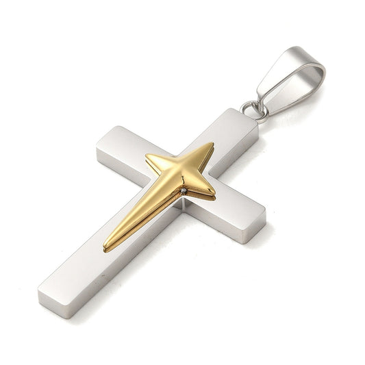 Ατσάλινος δίχρωμος σταυρός