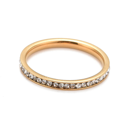 Ατσάλινο χρυσό βεράκι ζιργκόν νο7