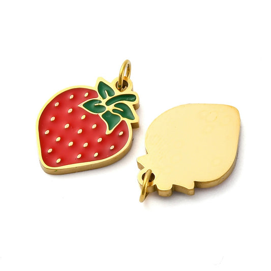 Ατσάλινο Στοιχείο φράουλα 15mm