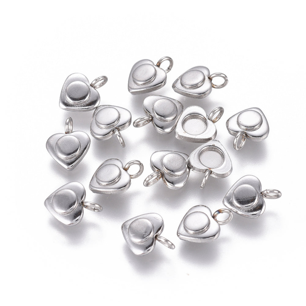 Ατσάλινη βάση καρδιά 4mm