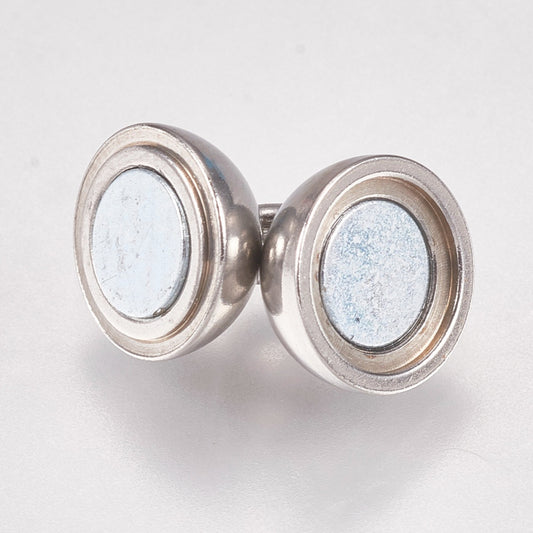 Ατσάλινο μαγνητικό χρυσό ούμπωμα 13mm