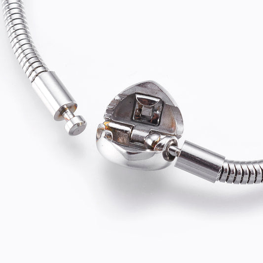 Ατσάλινο βραχιόλι ευρωπαϊκού τύπου 20mm