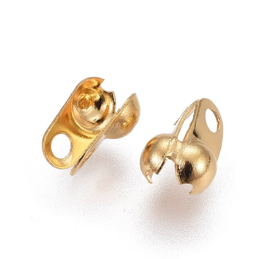 Ατσάλινη χρυσή καρλότα 6.5mm