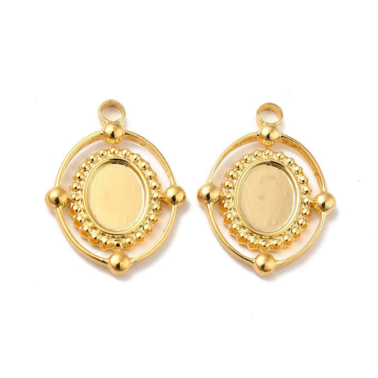 Ατσάλινη χρυσή βάση 8.5mm