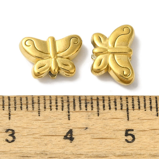 Ατσάλινη Χάντρα πεταλούδα 11mm