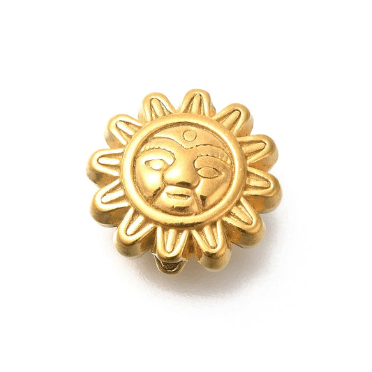 Ατσάλινη Χάντρα ήλιος 14mm