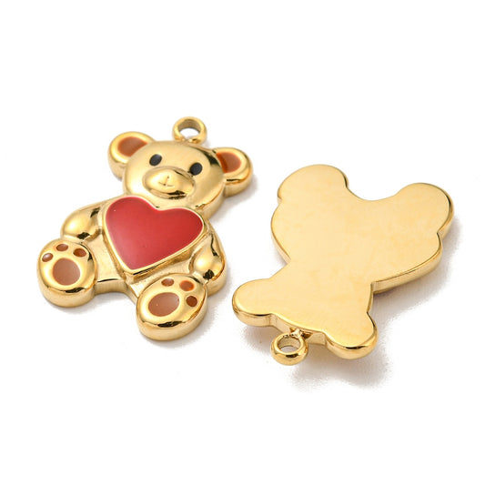 Ατσάλινο Στοιχείο αρκουδάκι 18mm