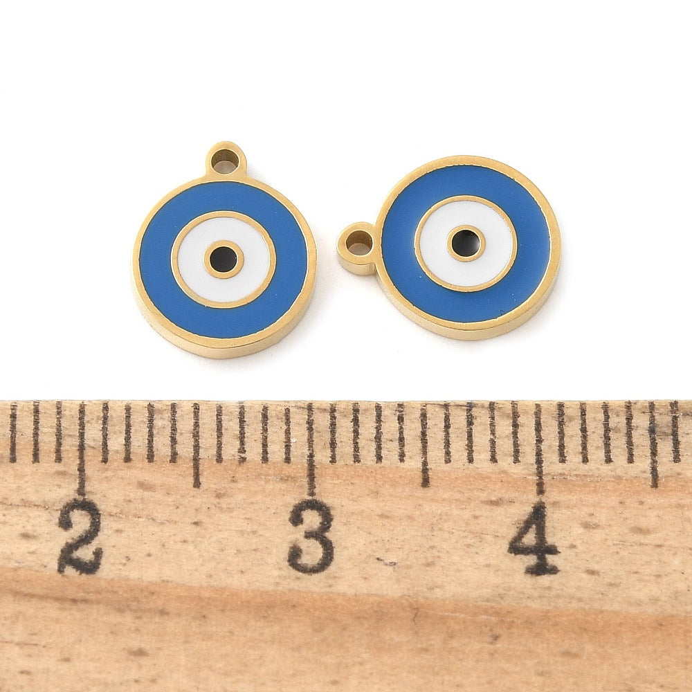 Ατσάλινo μπλε ματάκι 10mm