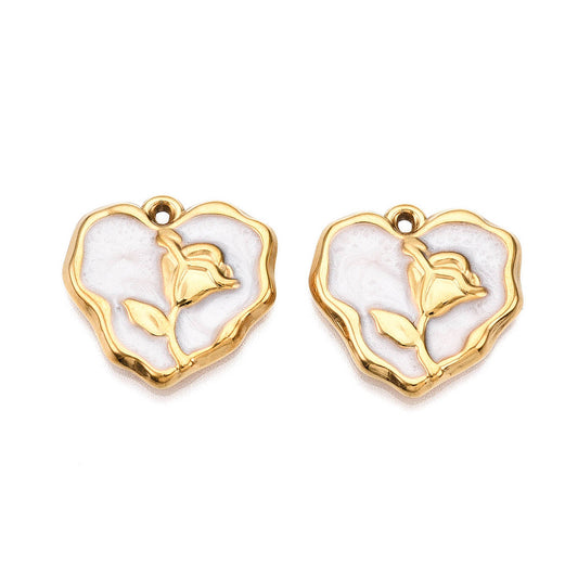 Ατσάλινο Στοιχείο λευκό λουλούδι