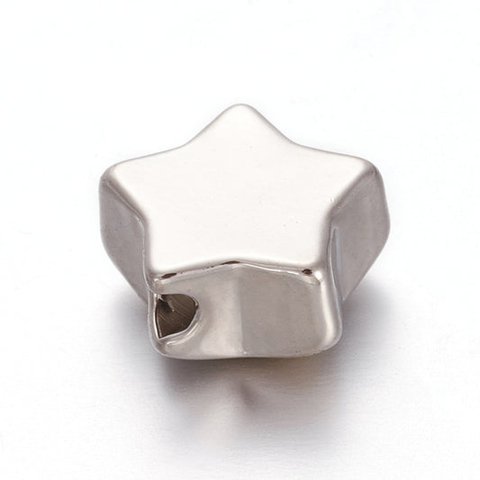 Ατσάλινη χάντρα αστέρι 11mm