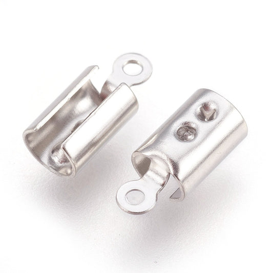 Ατσάλινος ασημί ακροδέκτης 3.5mm
