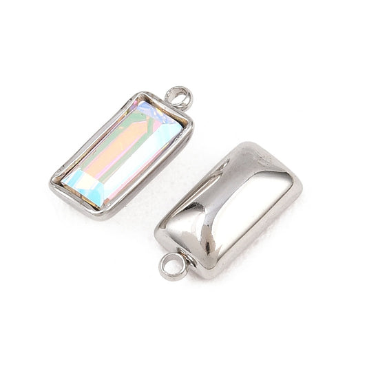 Ατσάλινο Στοιχείο birthstone 11.5mm