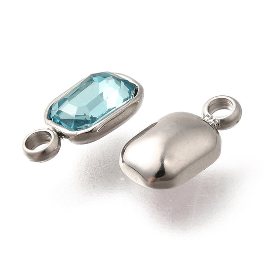 Ατσάλινο Στοιχείο ορθογώνιο με πέτρα