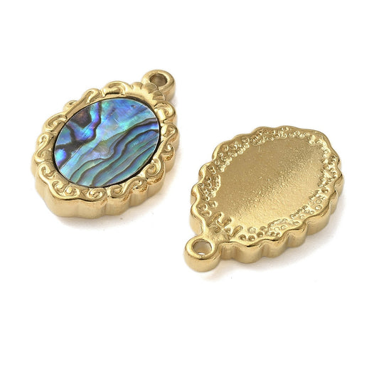 Ατσάλινο Στοιχείο οβάλ με πάουα 23mm