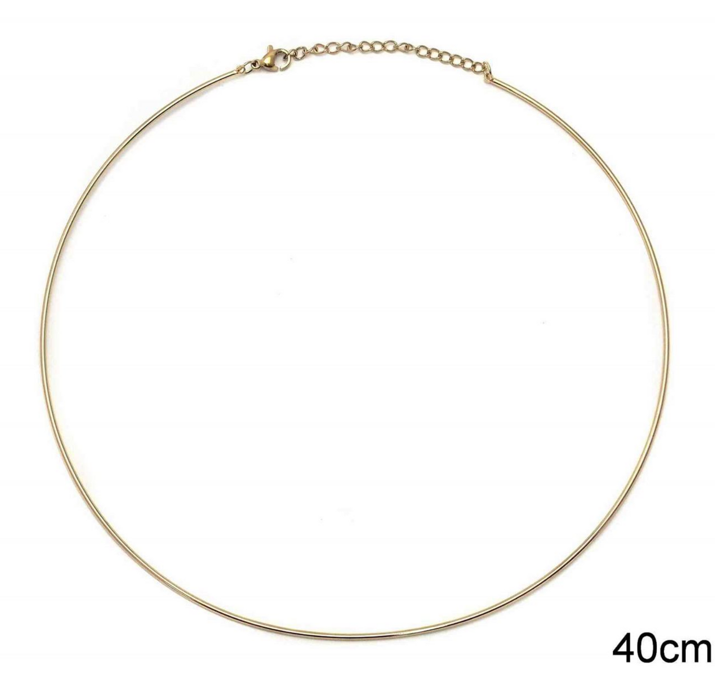 Aτσάλινη λαιμαριά σύρμα 40cm