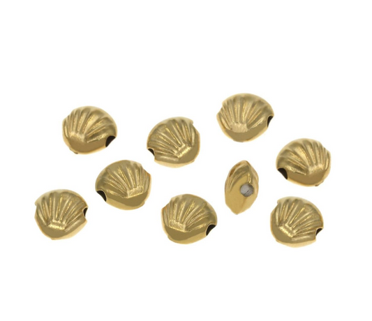 Ατσάλινη χάντρα αχιβάδα 8mm