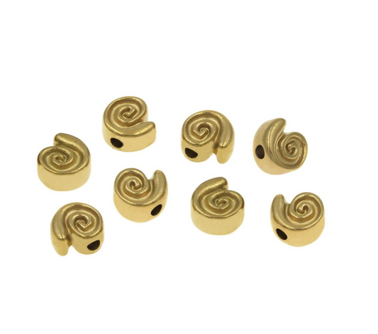 Ατσάλινη χάντρα σπείρα 8mm