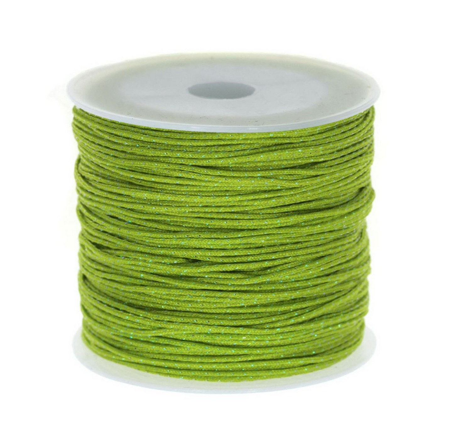 Συνθετικό jade κορδονάκι με χρυσά σημεία 0.8mm