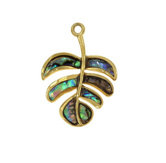 Ατσάλινο μενταγιόν φύλλο άμπαλον