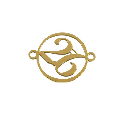 Ατσάλινο 2026 χρυσό συνδετικό 19mm