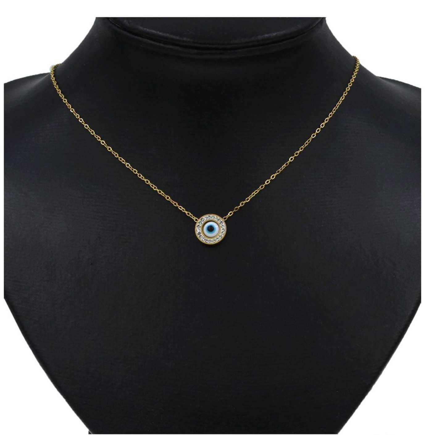 Ατσάλινο κολιέ με μάτι