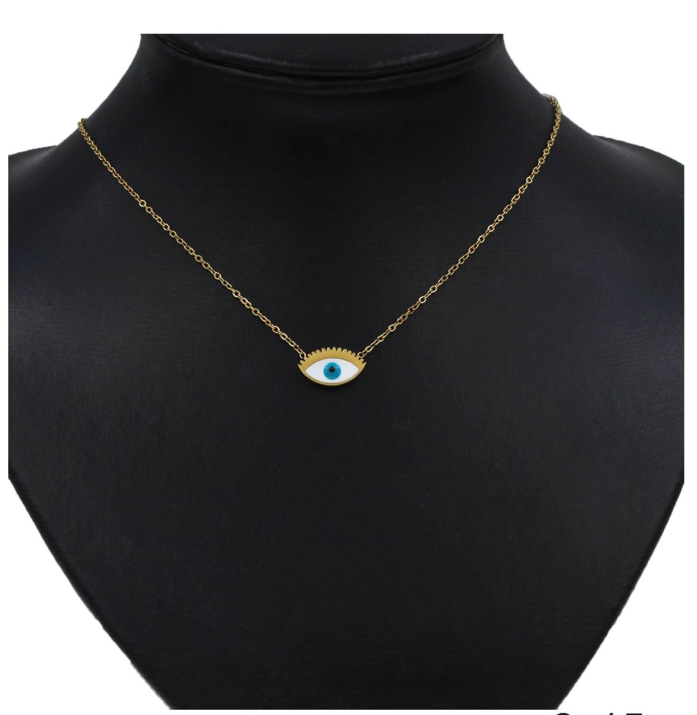 Ατσάλινο κολιέ με μάτι